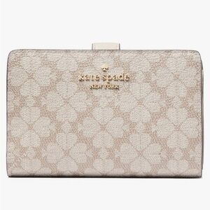 Kate Spade Beige Floral Wallet